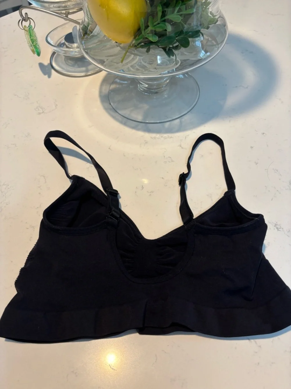 SKIMS Black Soft Wireless Bralette FLAWED - Picture 2 of 5